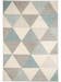 Flat Weave Rug Pastel Turquoise