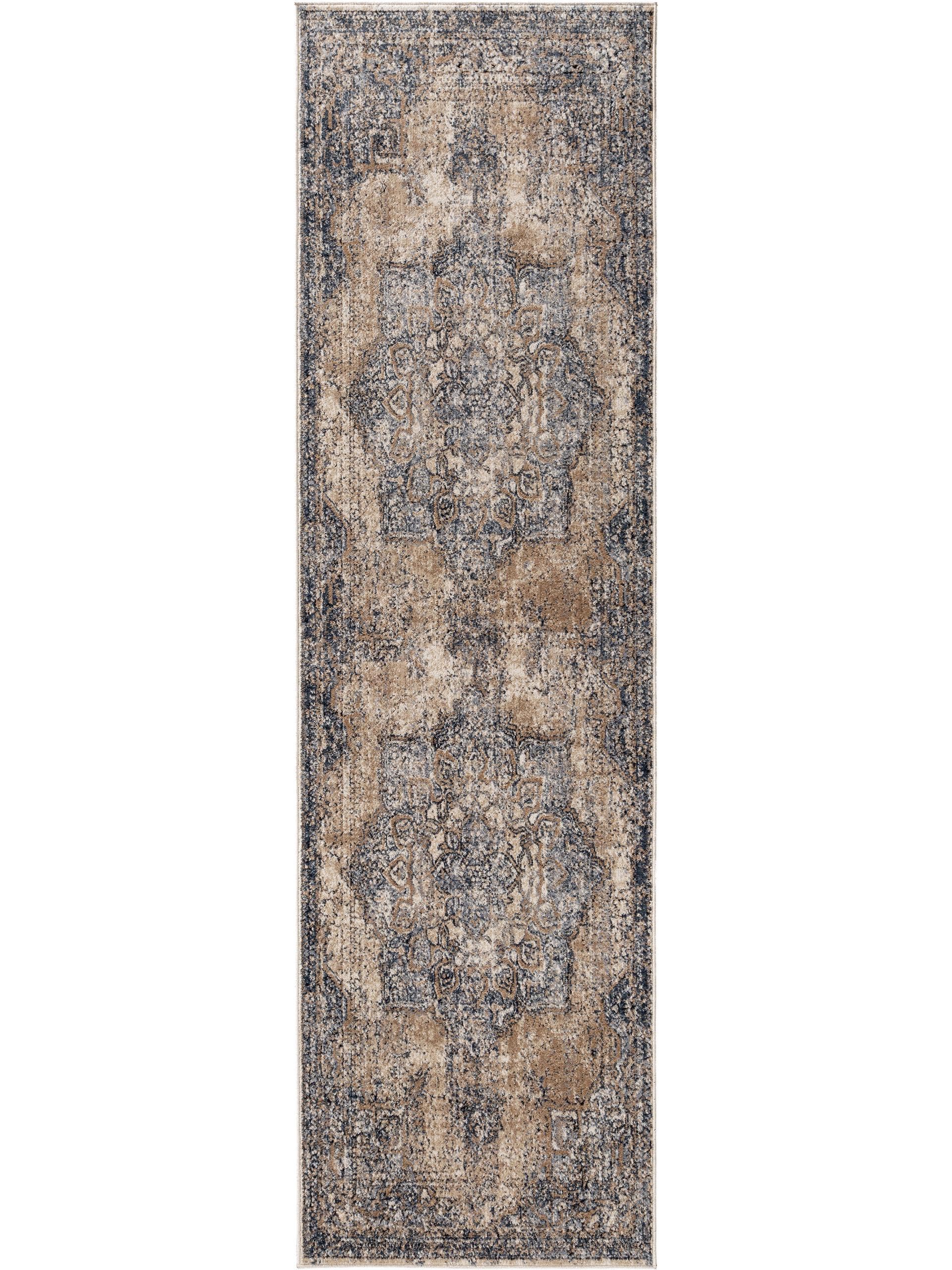 Matta av 100% Polypropylen i Beige med 1- 5 mm hög lugg från benuta