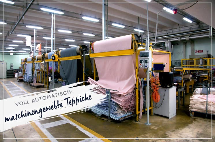 Teppiche maschinell herstellen